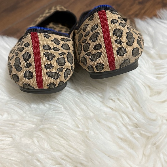 ROTHYS round toe washable cheetah flats - Picture 6 of 7